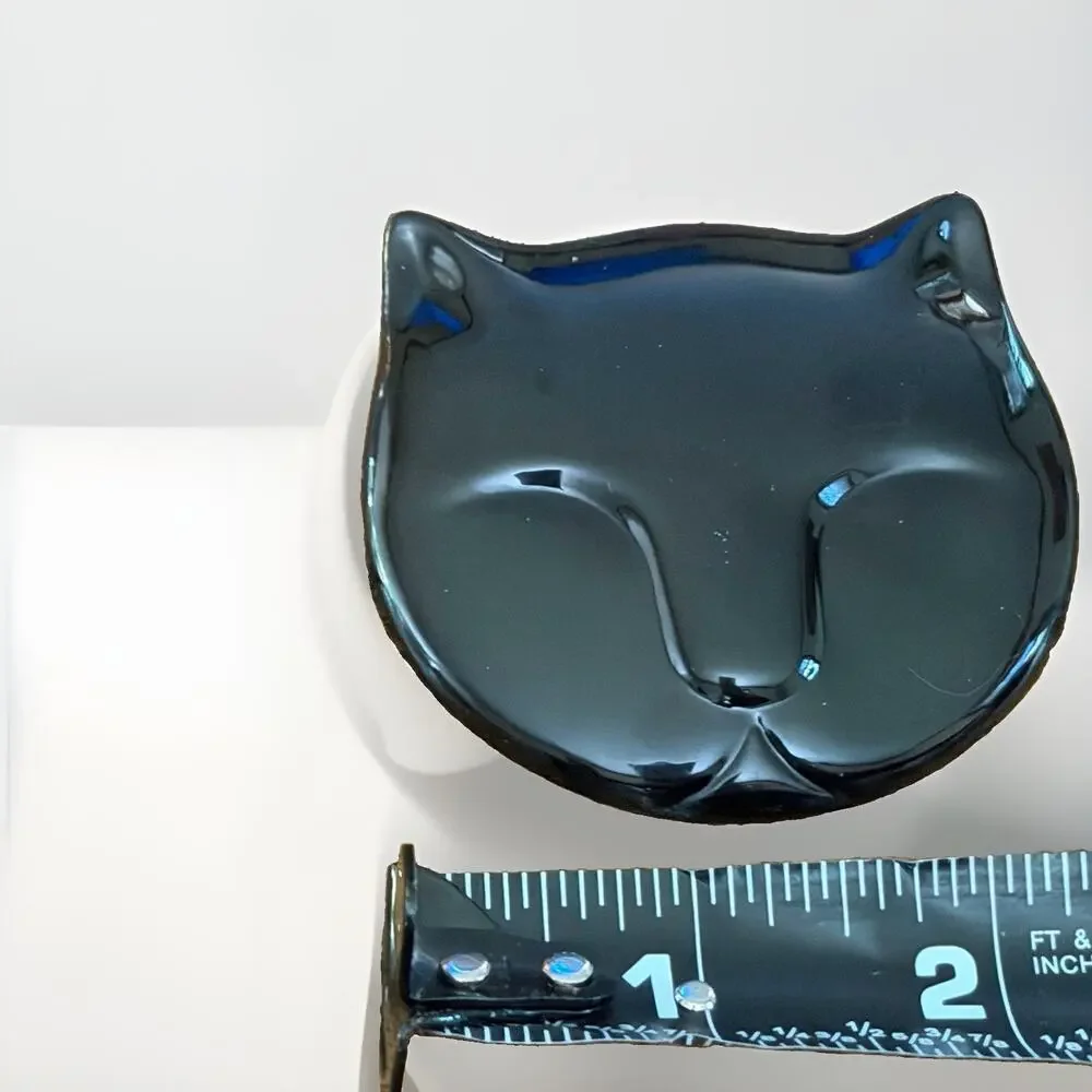 Vintage Cat Pocket Mirror Black 3763/66